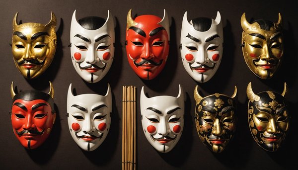 Exploring the art and history of japanese theater masks